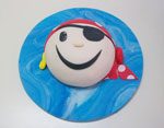 pirate face cake